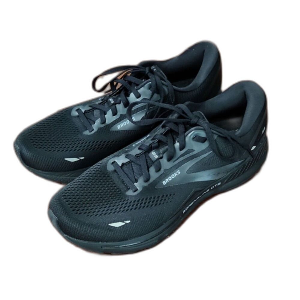Brooks Men's Adrenaline GTS 23 Running Shoes, Black, Size 12D